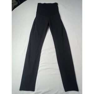 Motherhood Size XL Black  Maternity Pants Pull On Slim Stretch Career